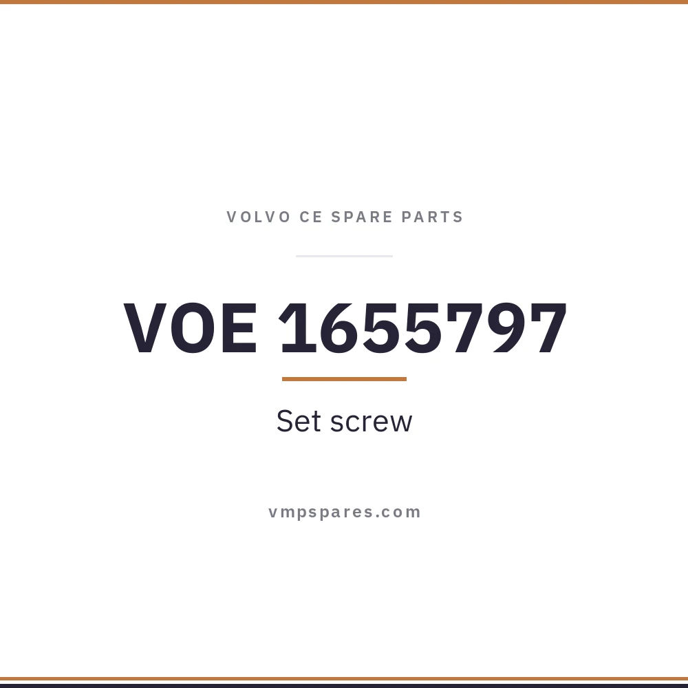 VOE 1655797 – Set screw