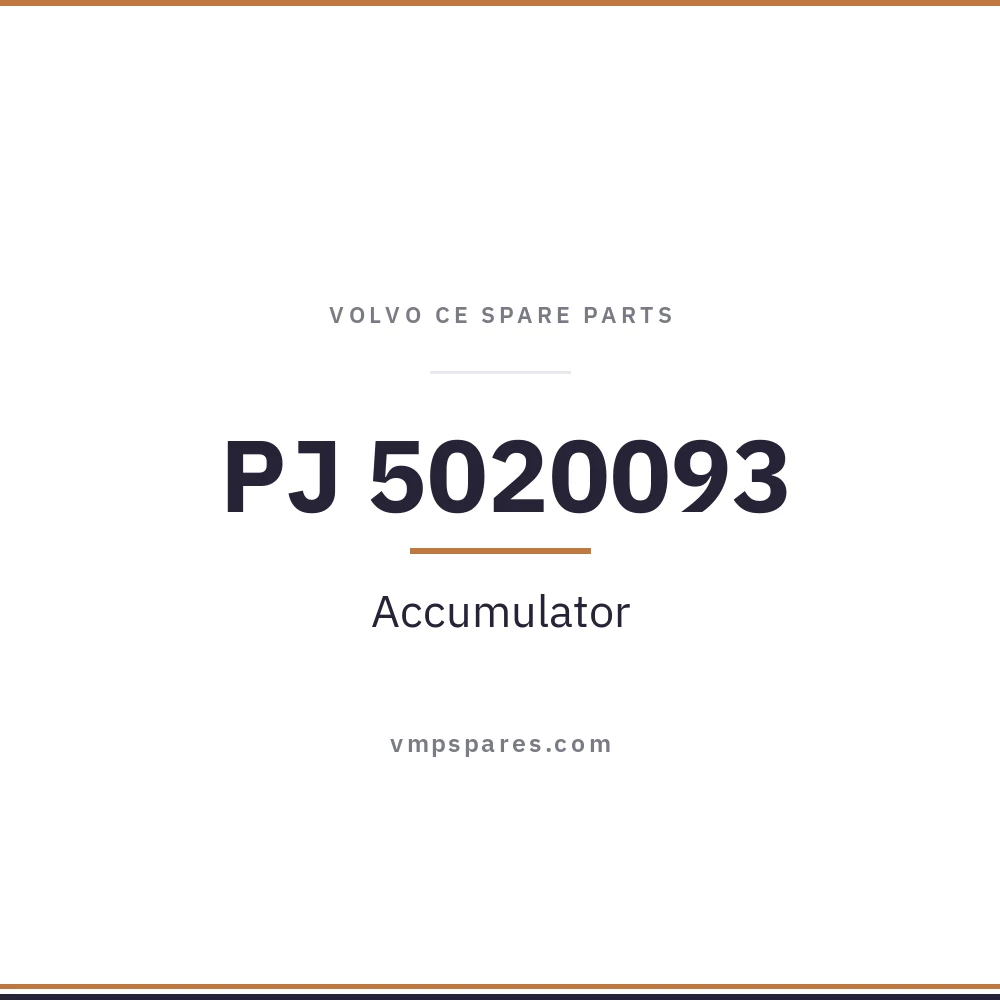 PJ 5020093 – Accumulator