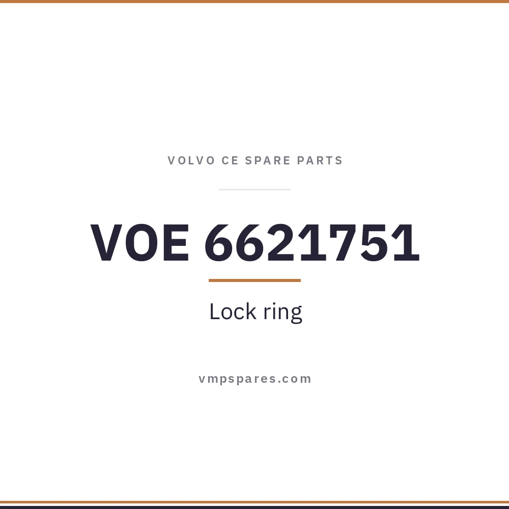 VOE 6621751 – Lock ring