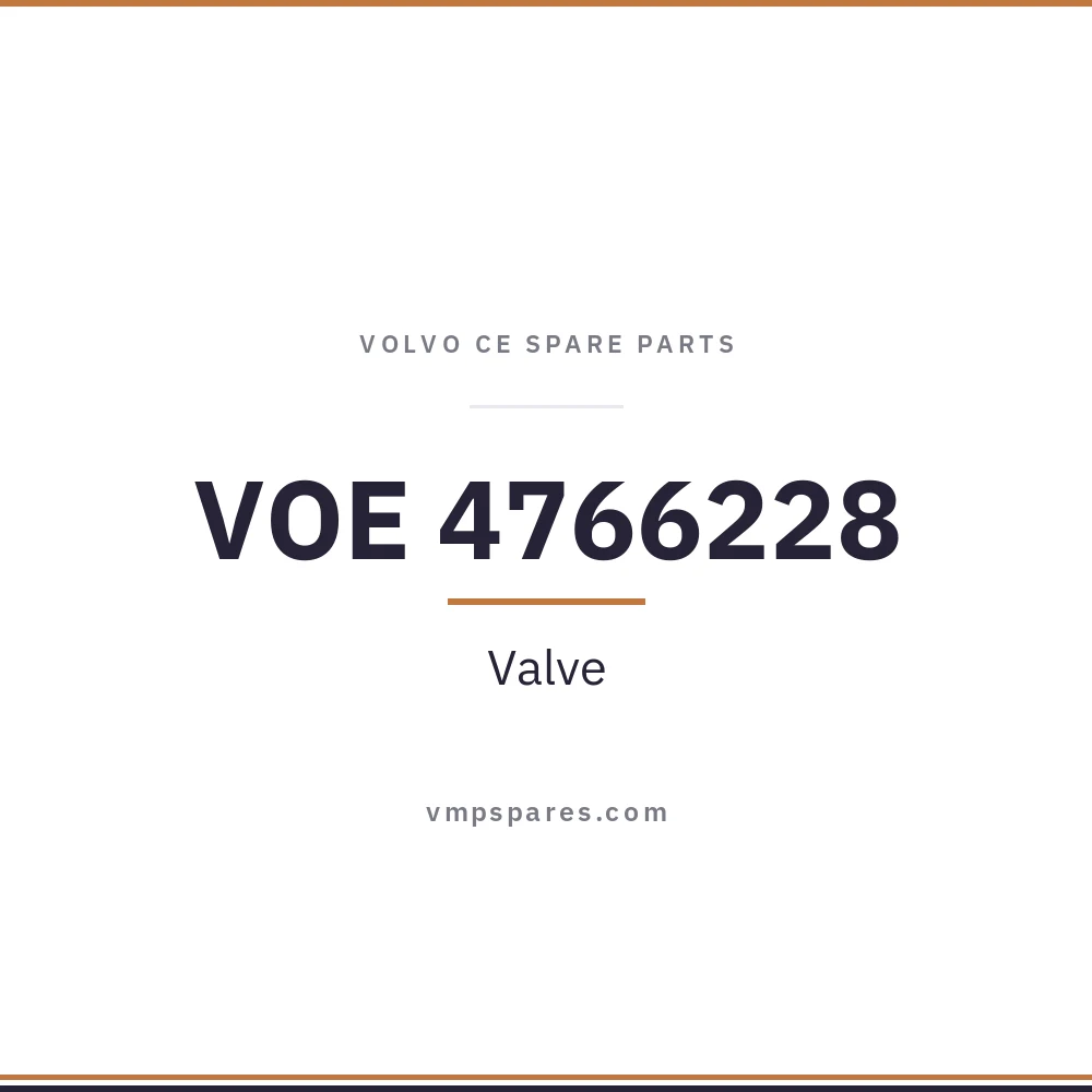 VOE 4766228 – Valve