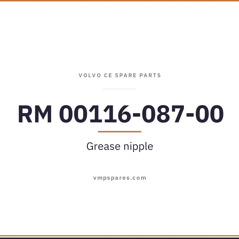 RM 00116-087-00 – Grease nipple