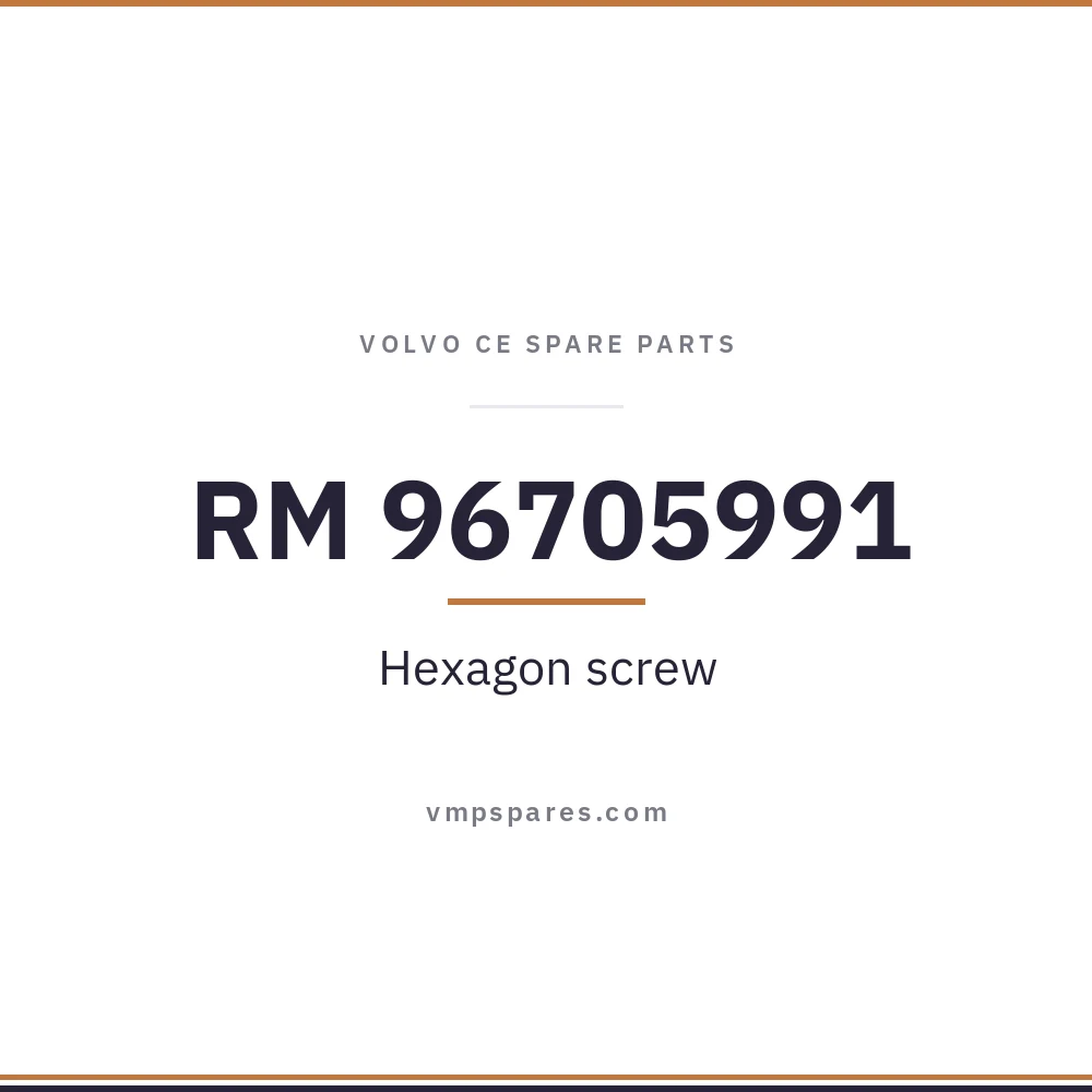 RM 96705991 – Hexagon screw