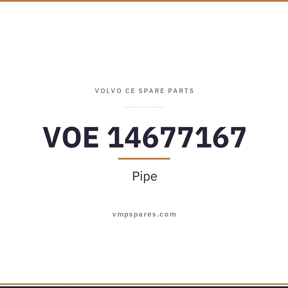 VOE 14677167 – Pipe