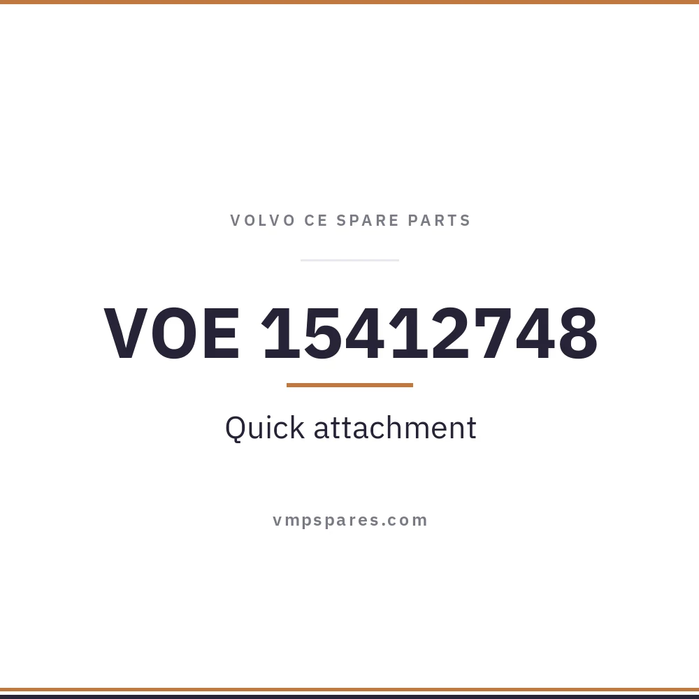 VOE 15412748 – Quick attachment