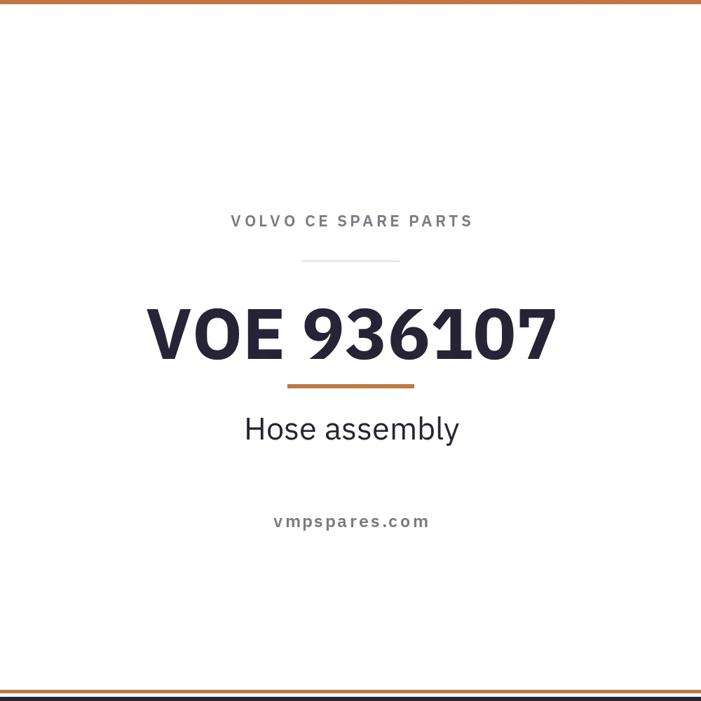 VOE 936107 – Hose assembly