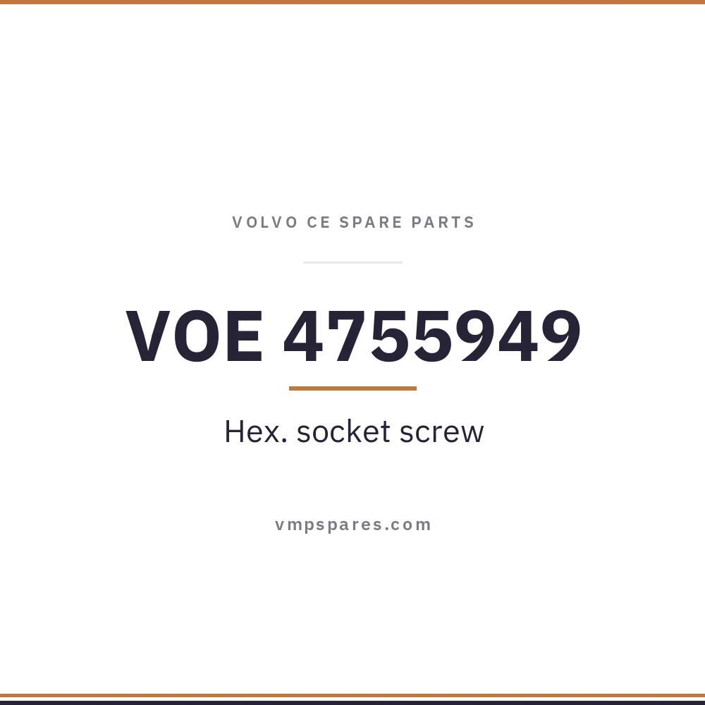 VOE 4755949 – Hex. socket screw