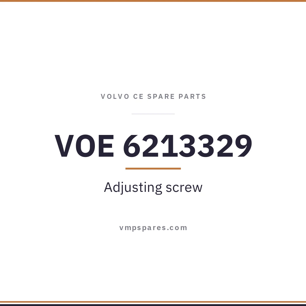 VOE 6213329 – Adjusting screw
