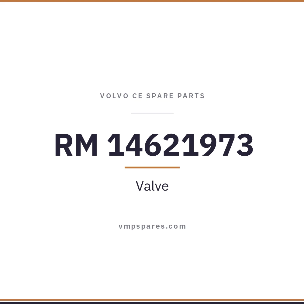 RM 14621973 – Valve