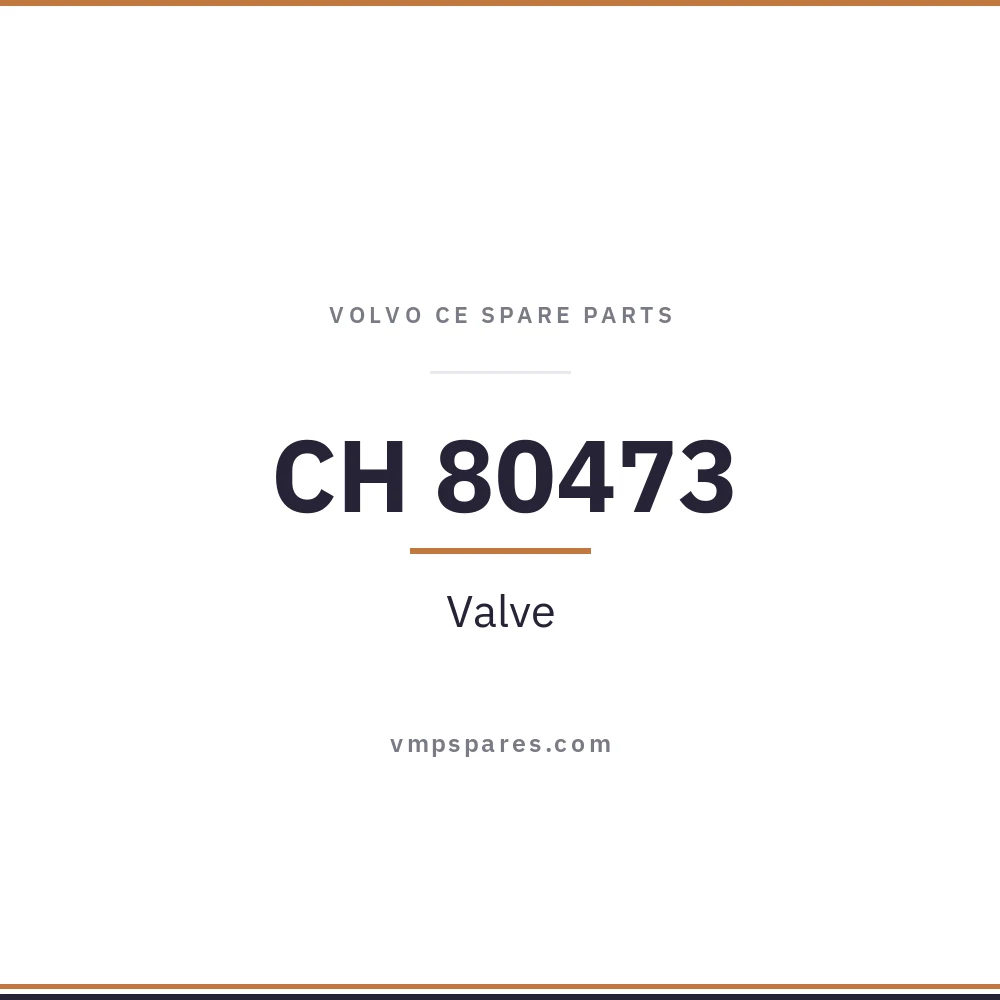 CH 80473 – Valve
