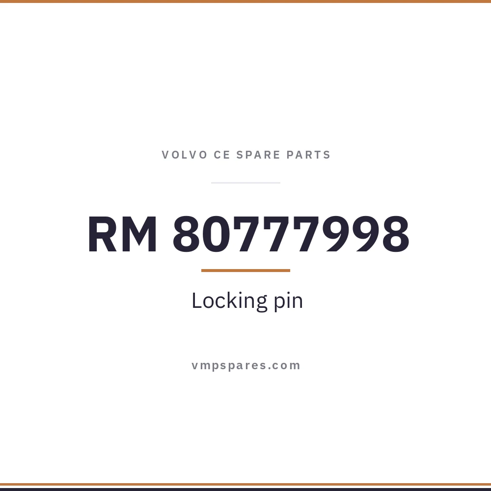 RM 80777998 – Locking pin