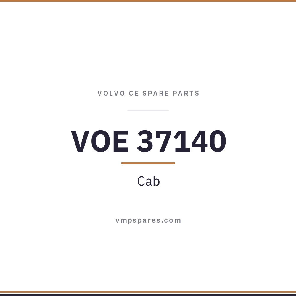 VOE 37140 – Cab