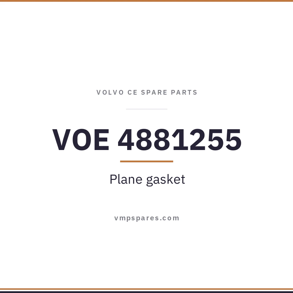 VOE 4881255 – Plane gasket