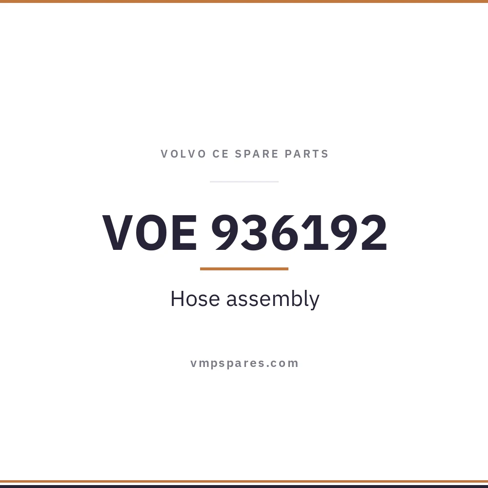 VOE 936192 – Hose assembly