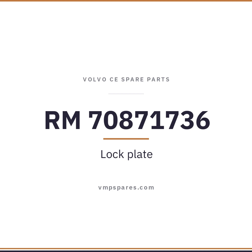 RM 70871736 – Lock plate