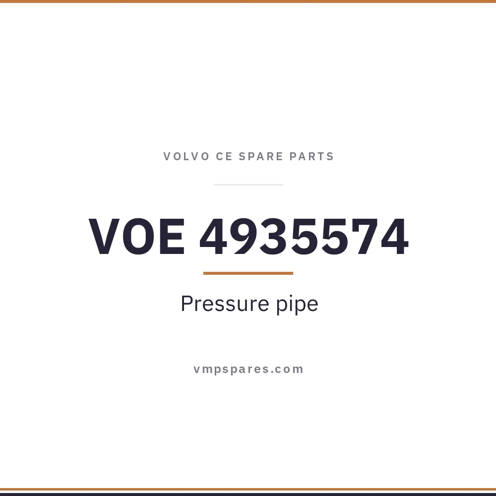 VOE 4935574 – Pressure pipe