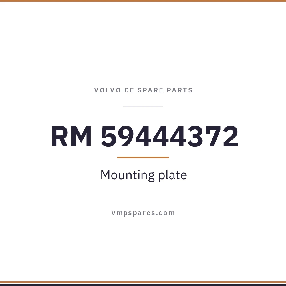 RM 59444372 – Mounting plate