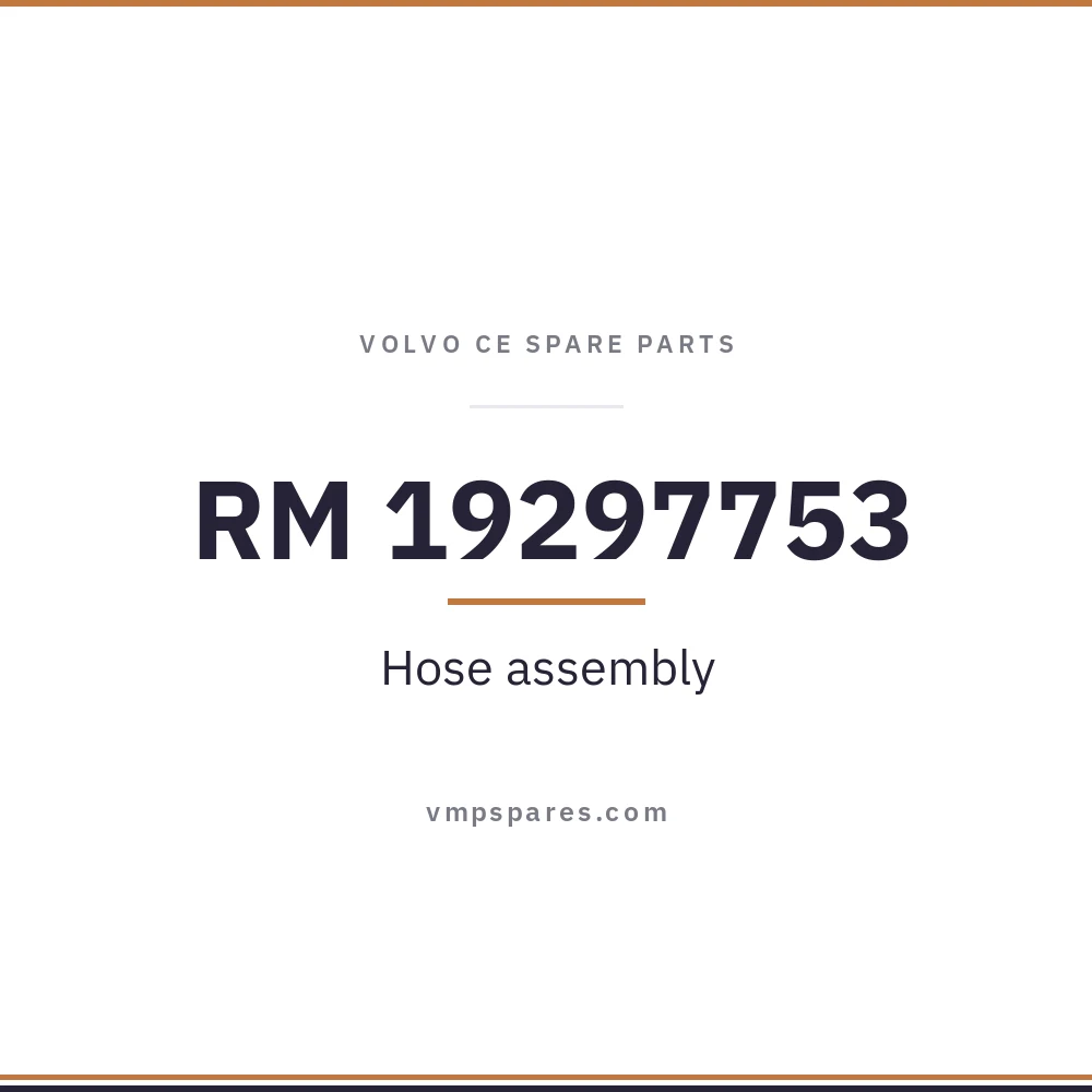 RM 19297753 – Hose assembly