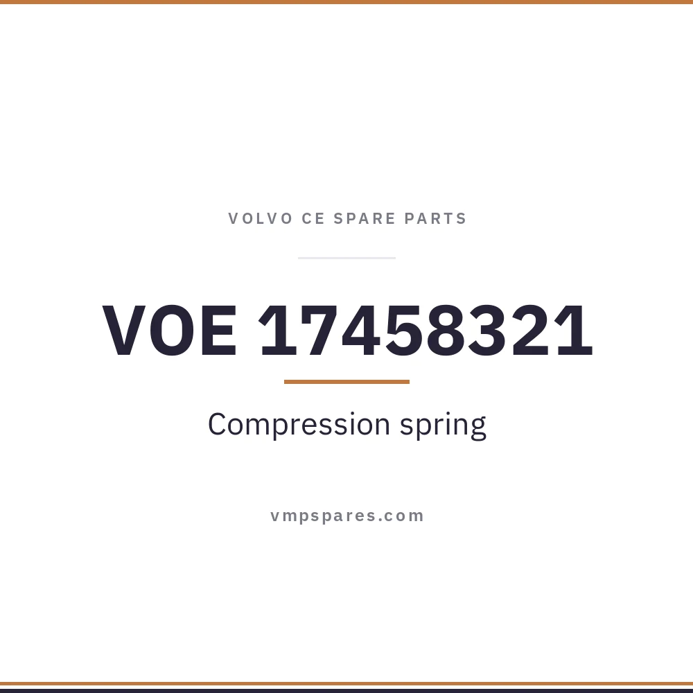 VOE 17458321 – Compression spring
