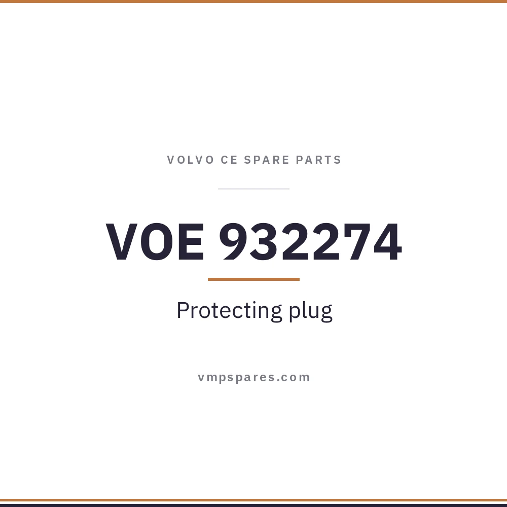 VOE 932274 – Protecting plug