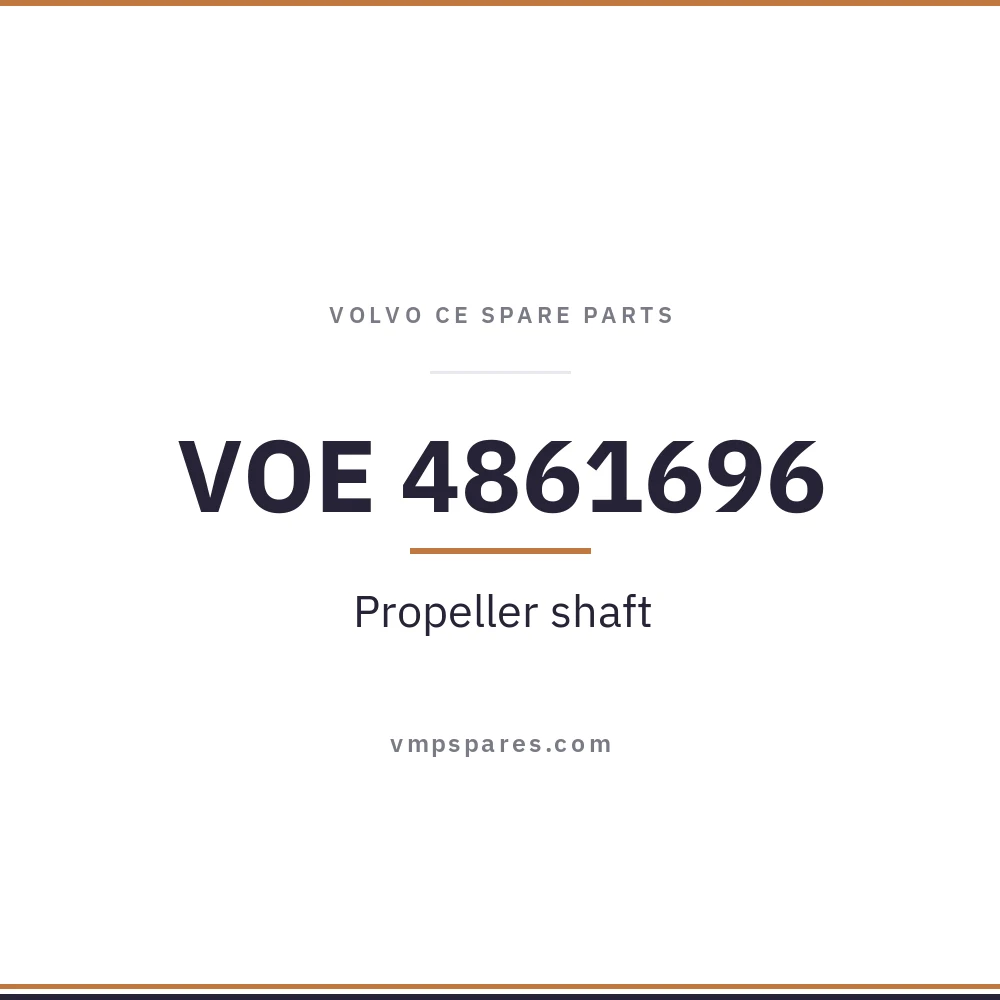 VOE 4861696 – Propeller shaft