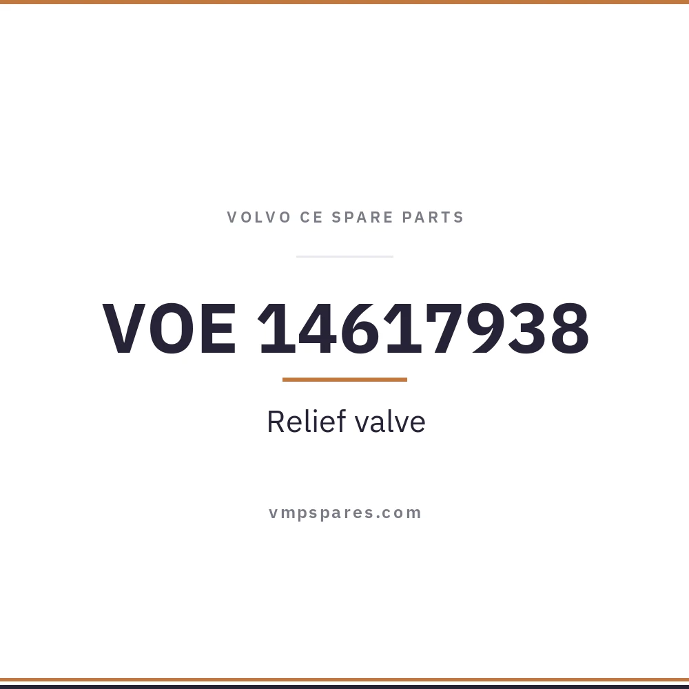 VOE 14617938 – Relief valve