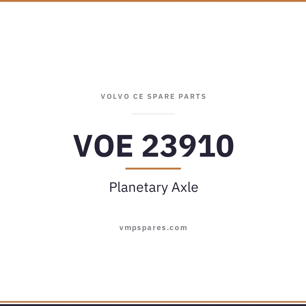 VOE 23910 – Planetary Axle