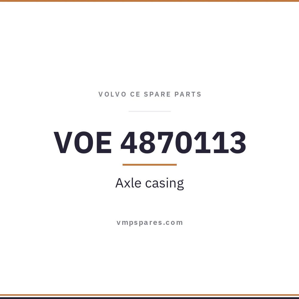 VOE 4870113 – Axle casing