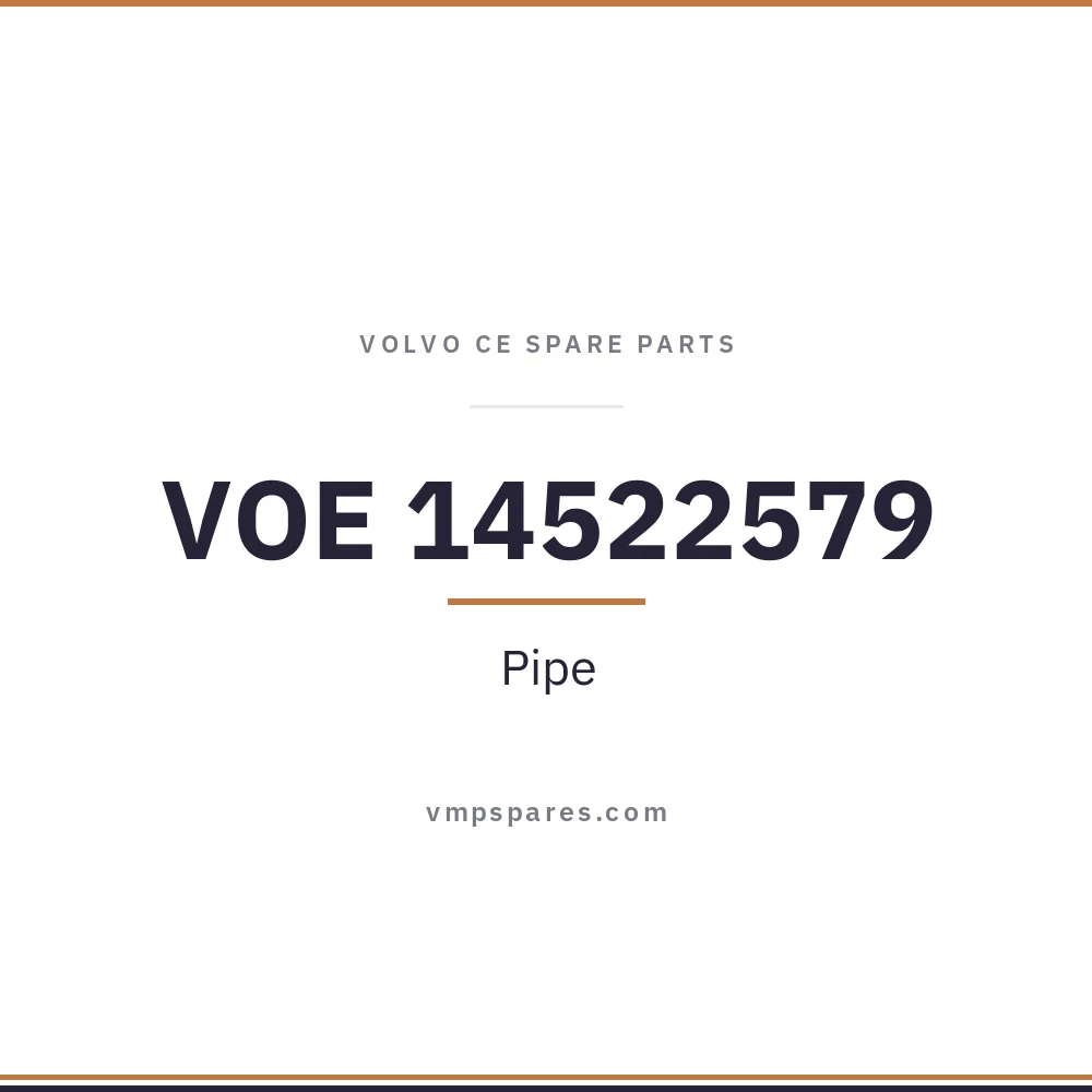 VOE 14522579 – Pipe