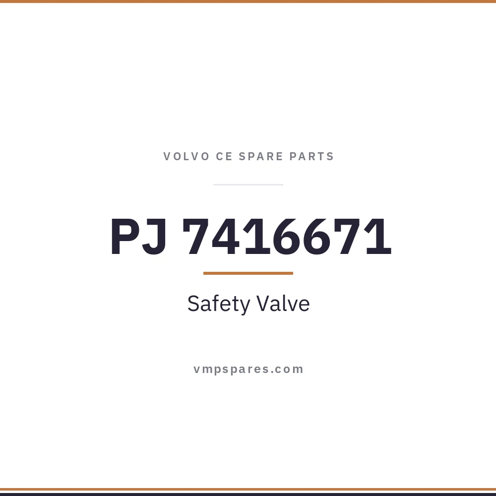 PJ 7416671 – Safety Valve