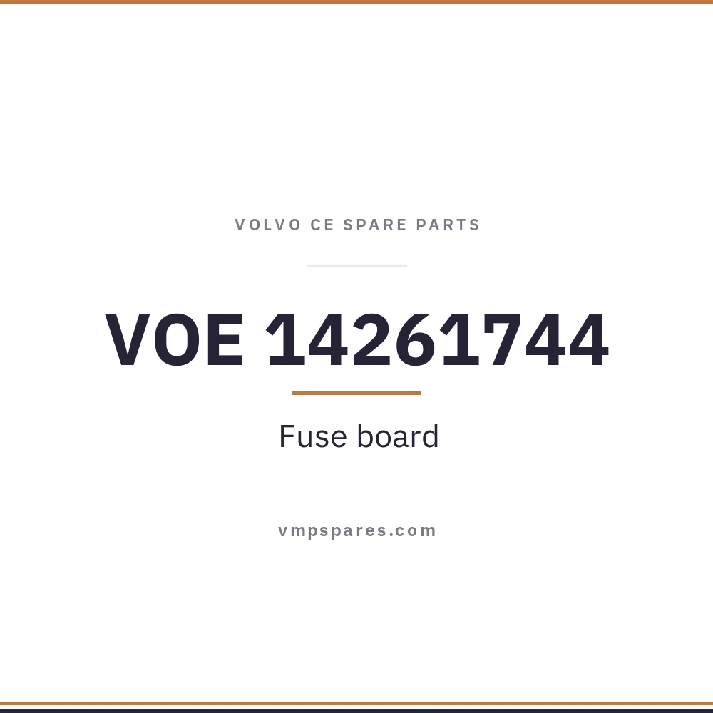 VOE 14261744 – Fuse board