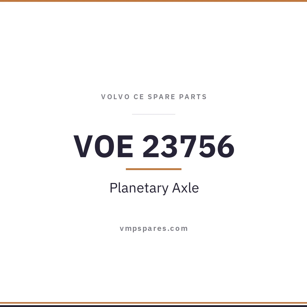 VOE 23756 – Planetary Axle