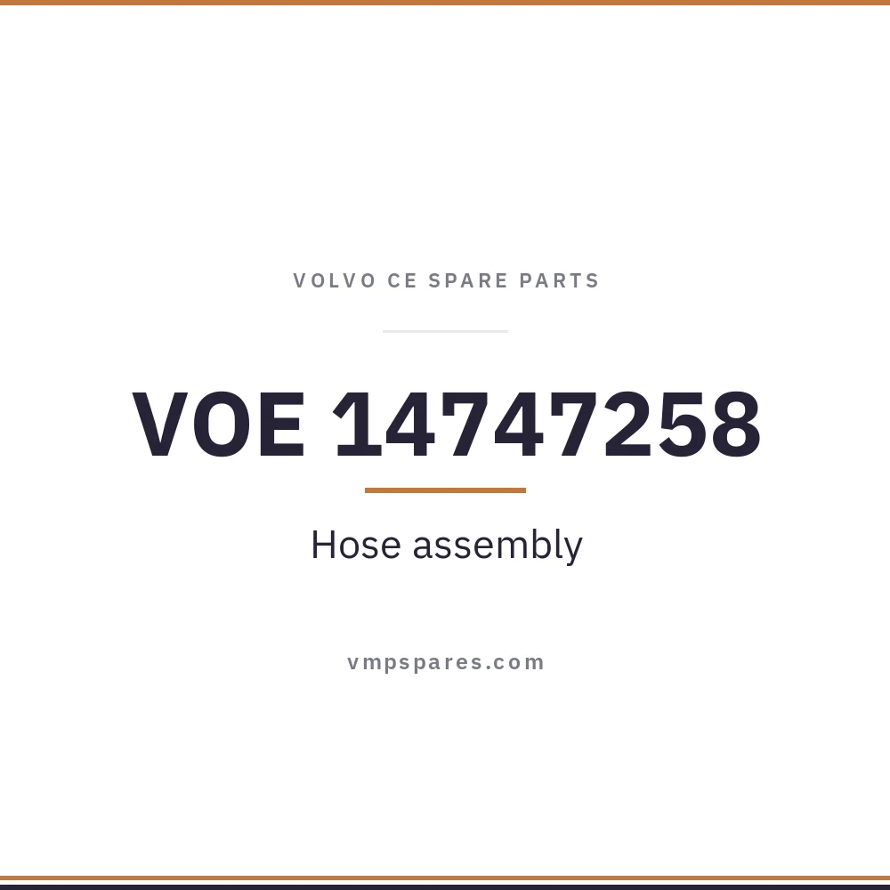 VOE 14747258 – Hose assembly