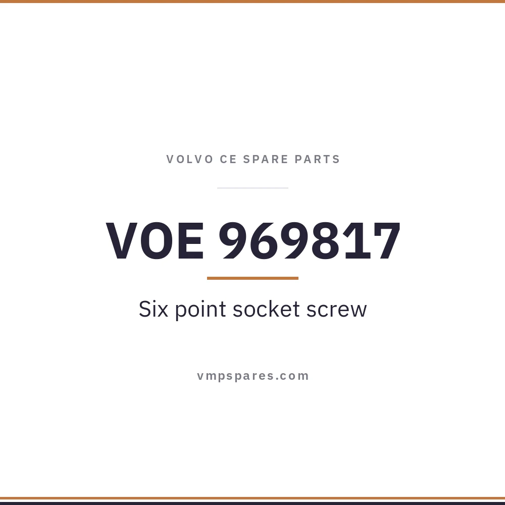 VOE 969817 – Six point socket screw