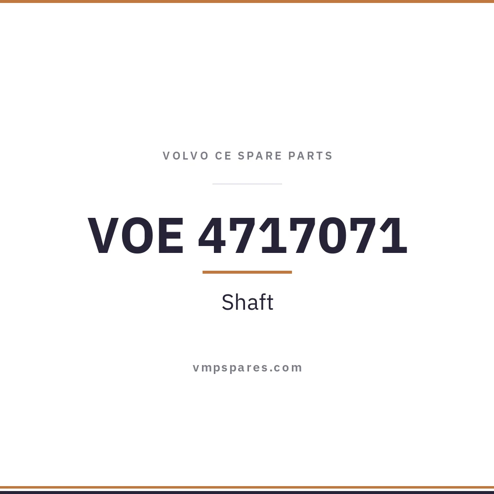 VOE 4717071 – Shaft