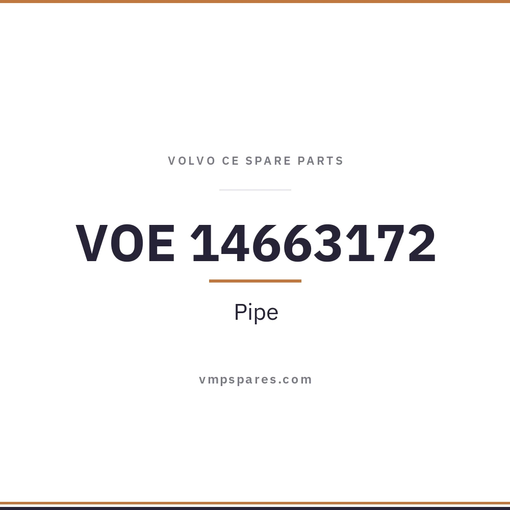 VOE 14663172 – Pipe