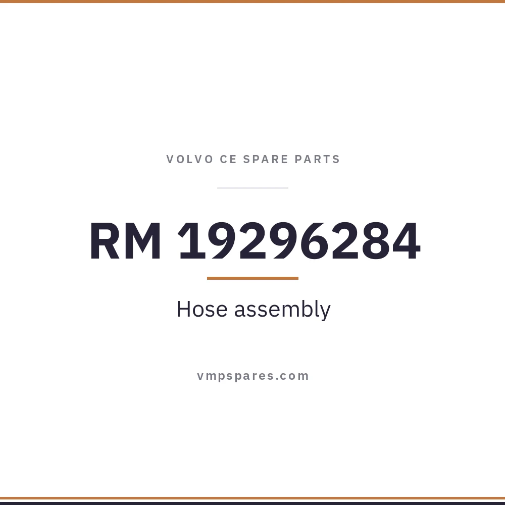 RM 19296284 – Hose assembly