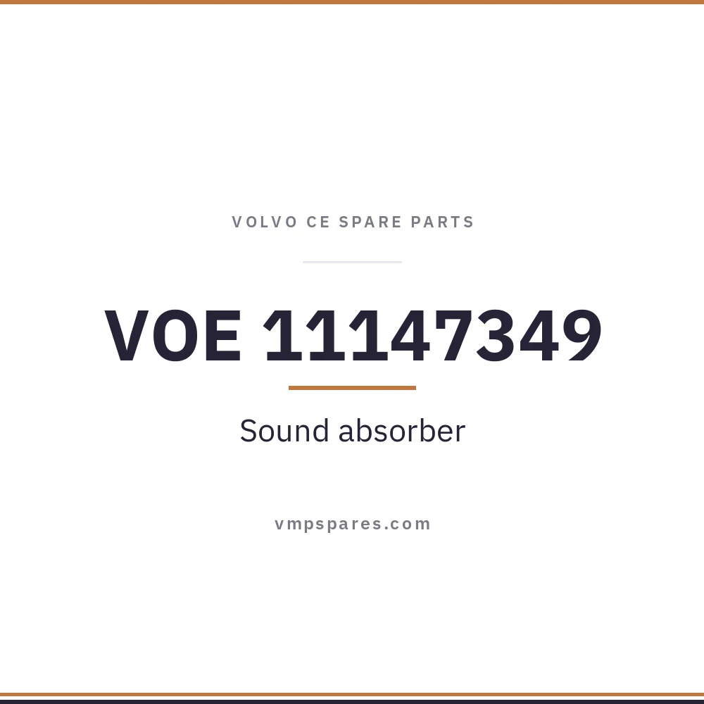 VOE 11147349 – Sound absorber