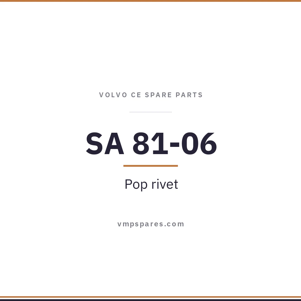 SA 81-06 – Pop rivet