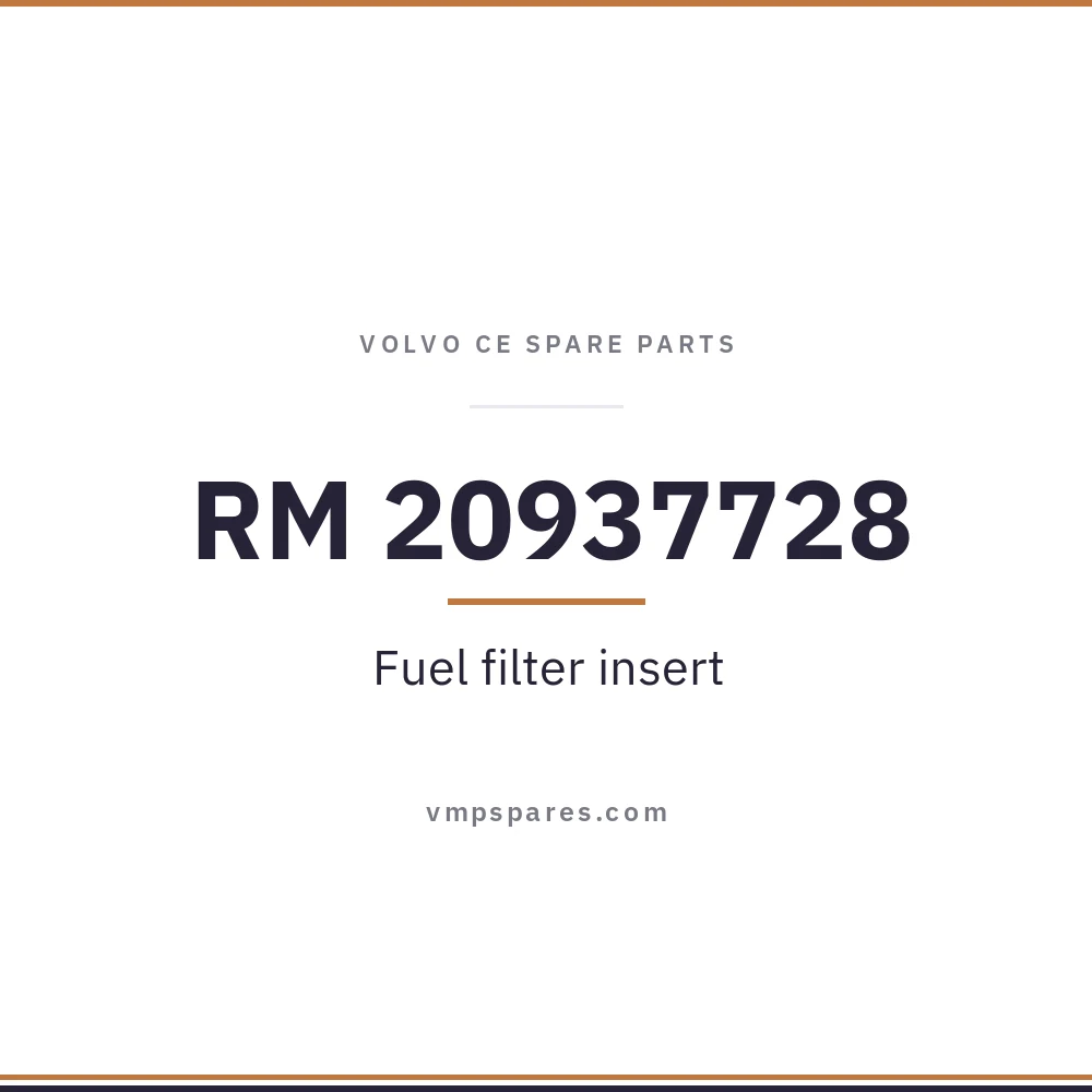 RM 20937728 – Fuel filter insert