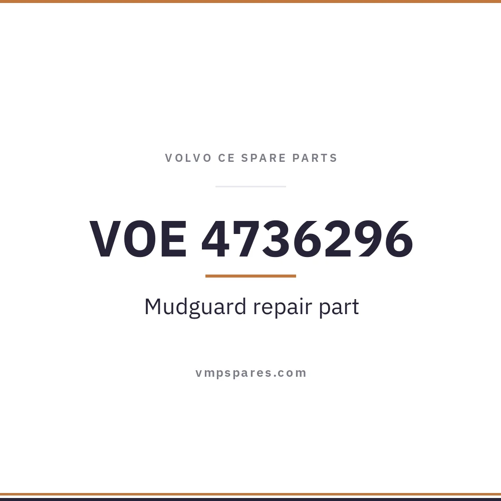 VOE 4736296 – Mudguard repair part