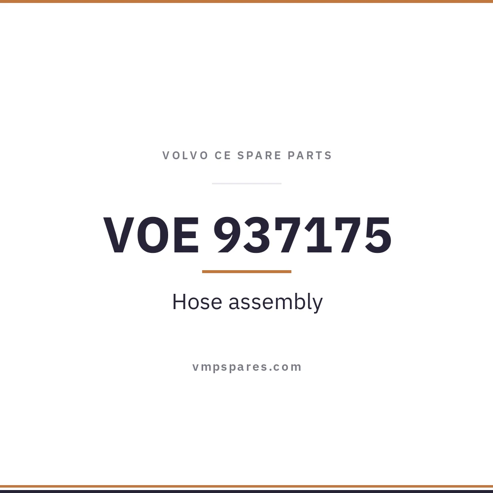 VOE 937175 – Hose assembly