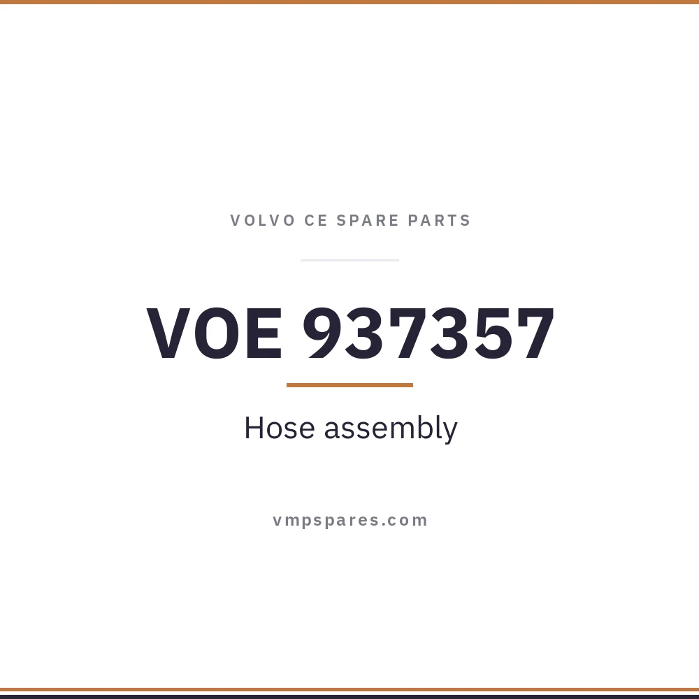 VOE 937357 – Hose assembly