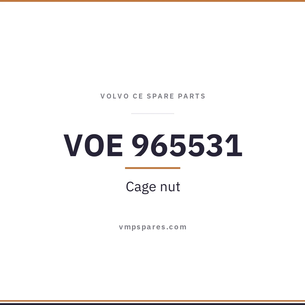 VOE 965531 – Cage nut