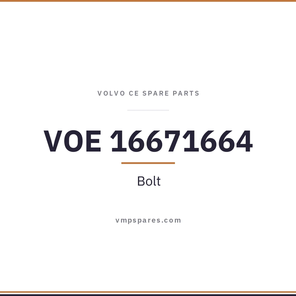 VOE 16671664 – Bolt
