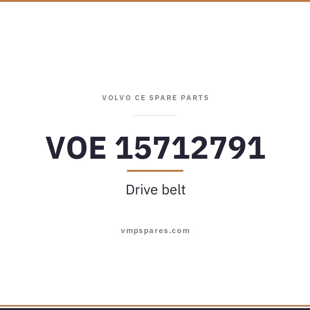 VOE 15712791 – Drive belt