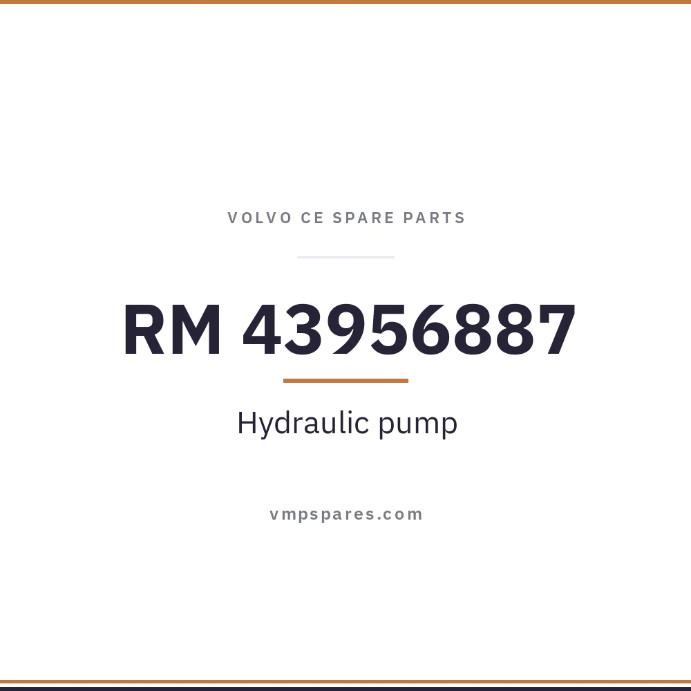 RM 43956887 – Hydraulic pump