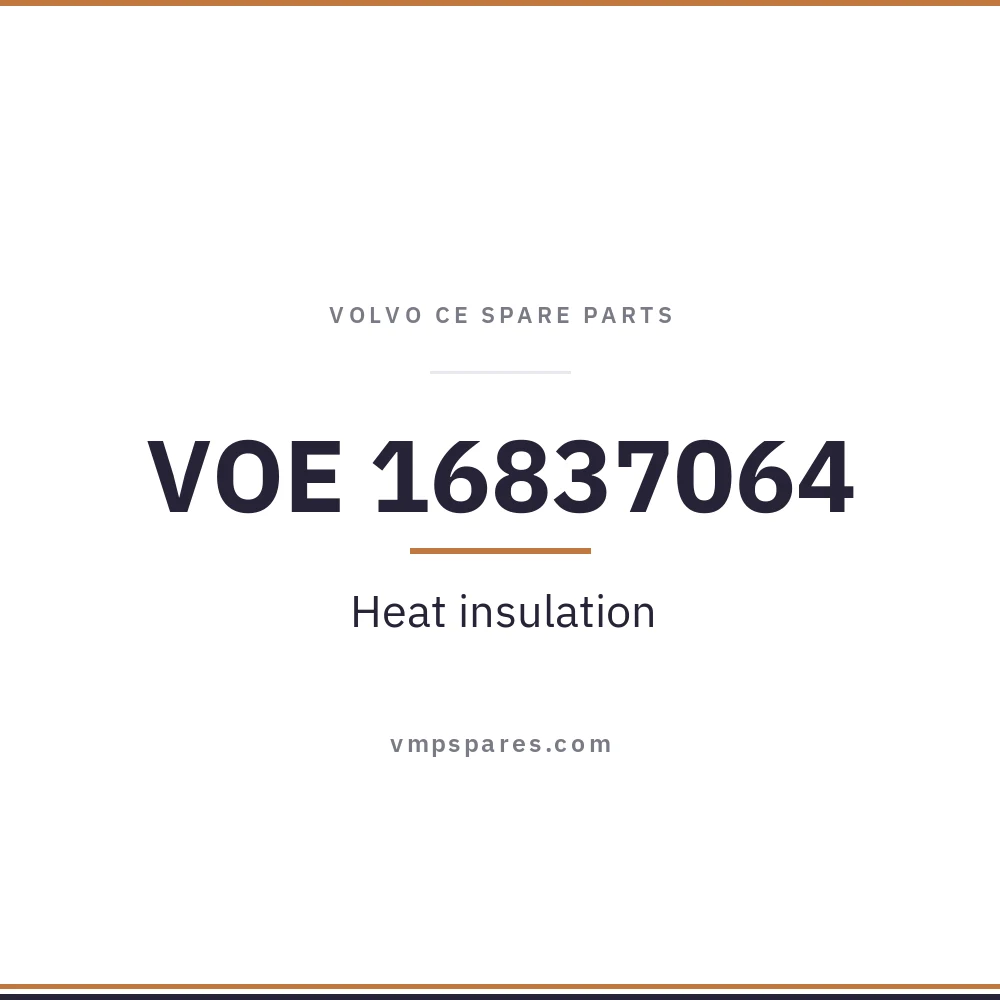 VOE 16837064 – Heat insulation
