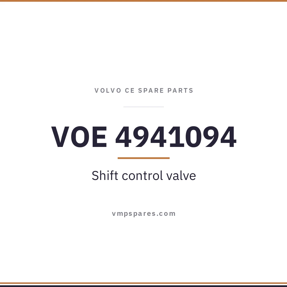 VOE 4941094 – Shift control valve