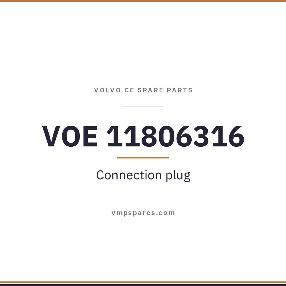 VOE 11806316 – Connection plug