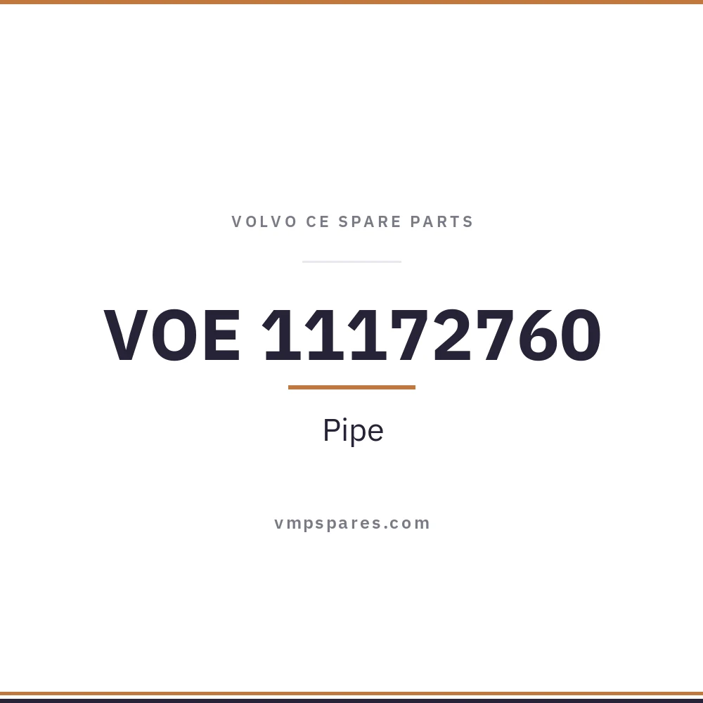 VOE 11172760 – Pipe